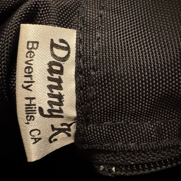 Danny K Beverly Hills Sun & Moon Black Zippered Tote Bag w/ glasses case - Picture 9 of 13